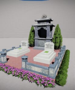 Lăng mộ đá đẹp NBS-LMD317