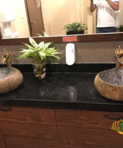 Lavabo đá cuội nguyên khối NBS-LVB 250