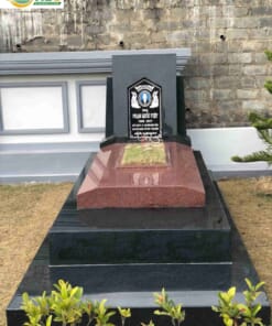 Mộ đá Granite không mái NBS-MĐKM242