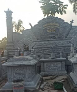 Thi Công Mộ tổ bằng đá xanh NBS-MTO213