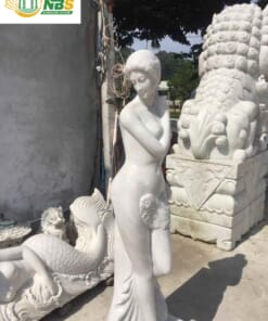 Tượng cô gái bằng đá nghệ thuật NBS-TCG237