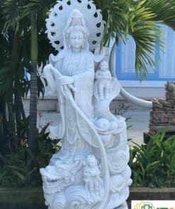 Tượng Phật quan âm đổ bình nước NBS-TQA244