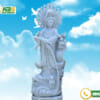 Tượng quan âm bằng đá nguyên khối NBS-TQA245