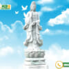 Tượng quan âm đứng trên dài sen NBS-TQA246