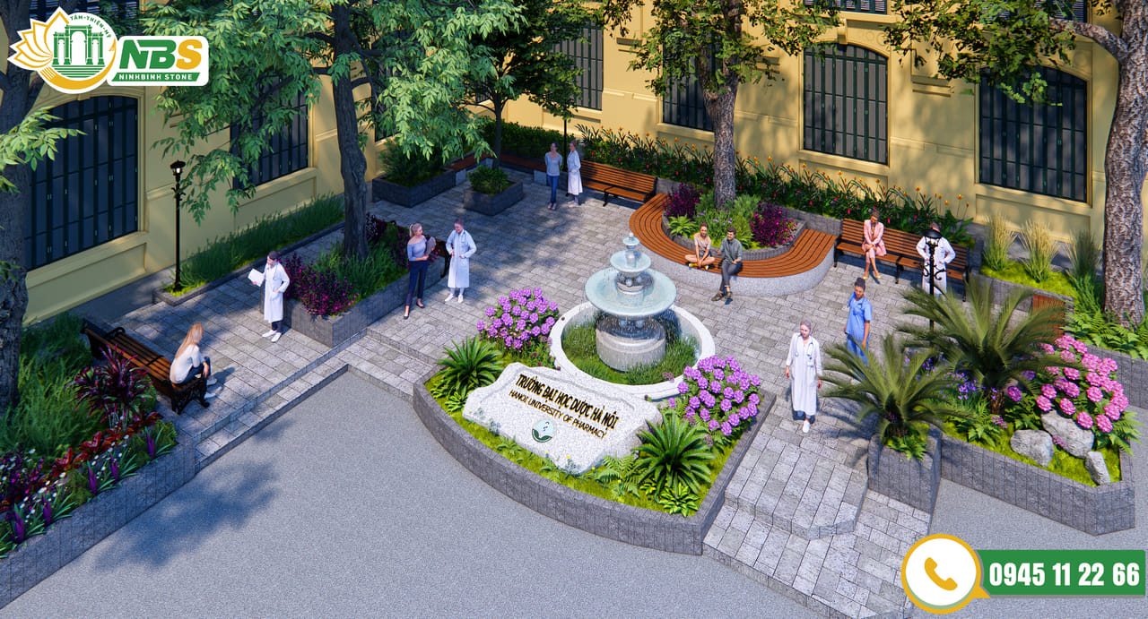 Ninh Bình Stone là đơn vị thiết kế, thi công đài phun nước, biển hiệu đá hàng đầu hiện nay