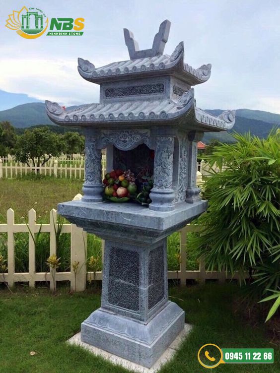 Các loại kích thước bàn thờ thiên ngoài trời - Ninh Binh Stone