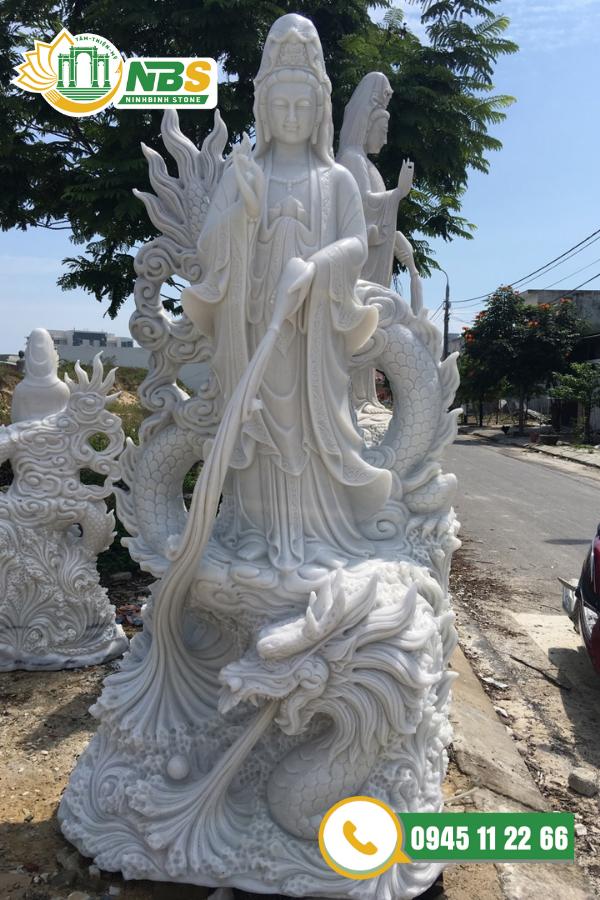 tượng phật bà quan âm bằng đá