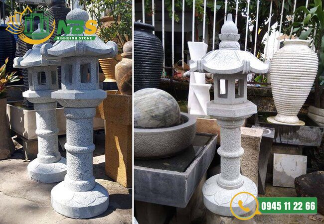 Cot den da san vuon mang nhieu y nghia tam linh