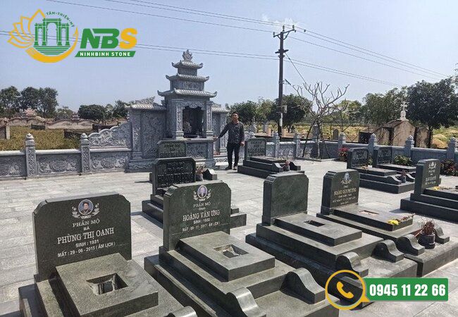 Thiet ke xay dung lang mo da xanh reu dep tai Hai Phong