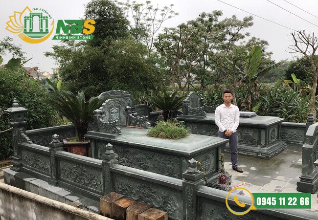 Uu diem noi bat cua thiet ke lang mo da xanh reu