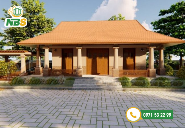 Mẫu nhà thờ hình chữ Nhị độc đáo