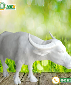 Tượng Trâu Đá NBS-TD12CG 212 – Tượng phong thủy 12 con giáp