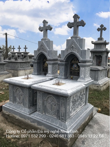 Mộ đá công giáo đẹp giá rẻ tại Ninh Bình Stone