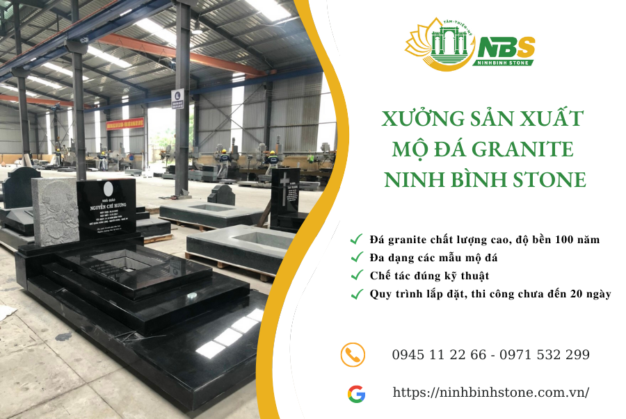 Mộ đá hoa cương Tại Ninh Bình Stone