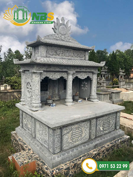 Mẫu mộ đôi tại Ninh Bình Stone
