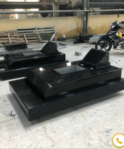 Mộ đá hoa cương nguyên khối NBS-MĐHC243