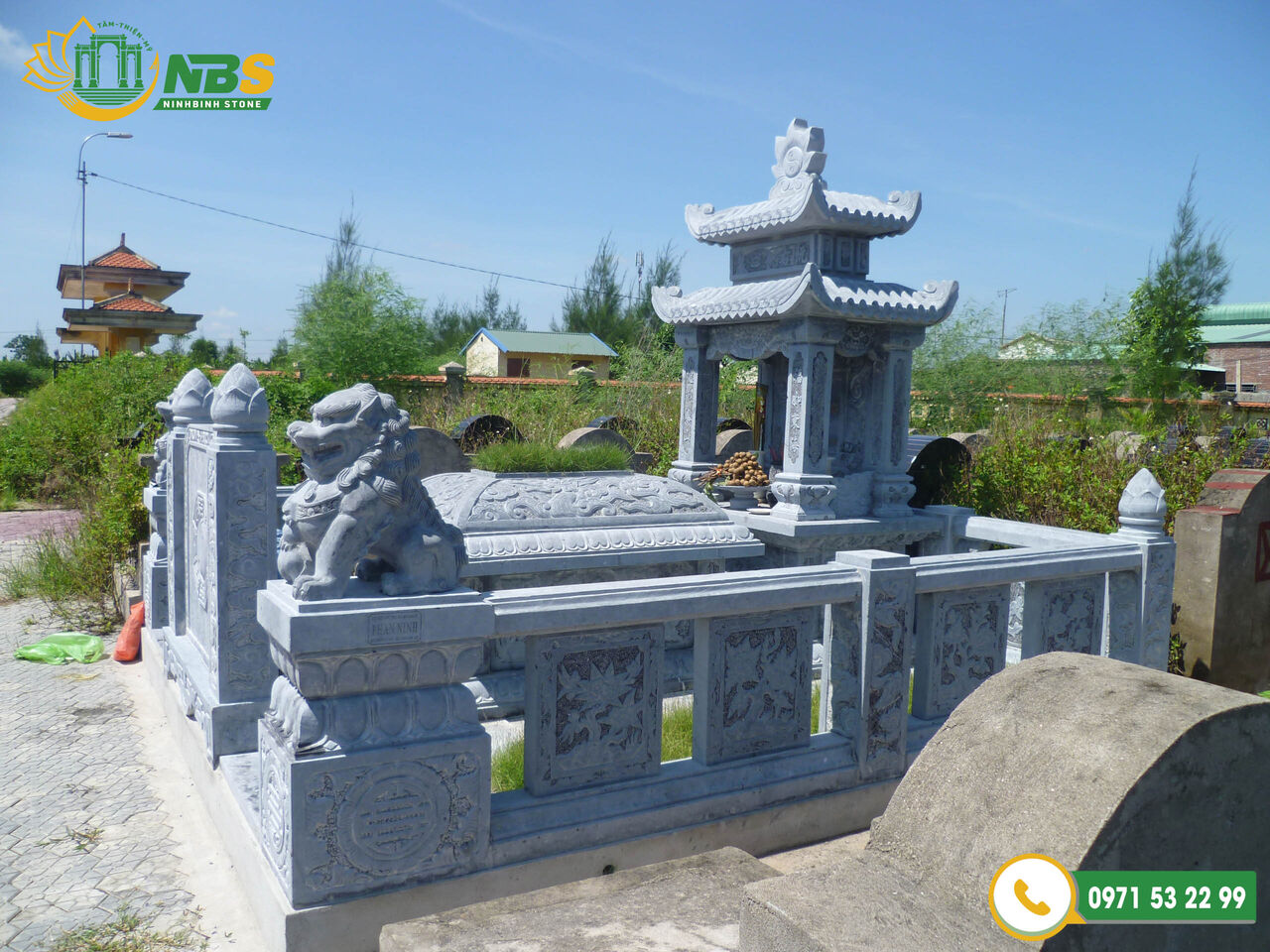 Mẫu mộ tổ tại Ninh Bình Stone