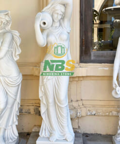 Tượng cô gái nghệ thuật được chế tác bởi NInh Bình Stone