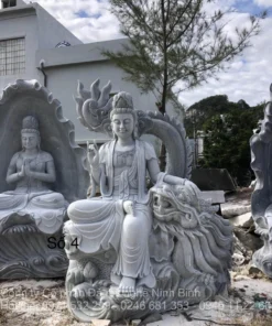 Tượng phật quan âm bằng đá NBS-TQA260