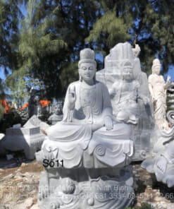 Tượng phật quan âm bằng đá NBS-TQA256