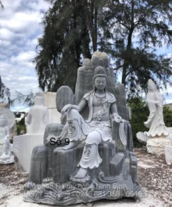 Tượng phật quan âm bằng đá NBS-TQA255