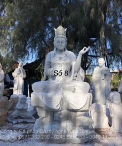Tượng phật quan âm bằng đá NBS-TQA254