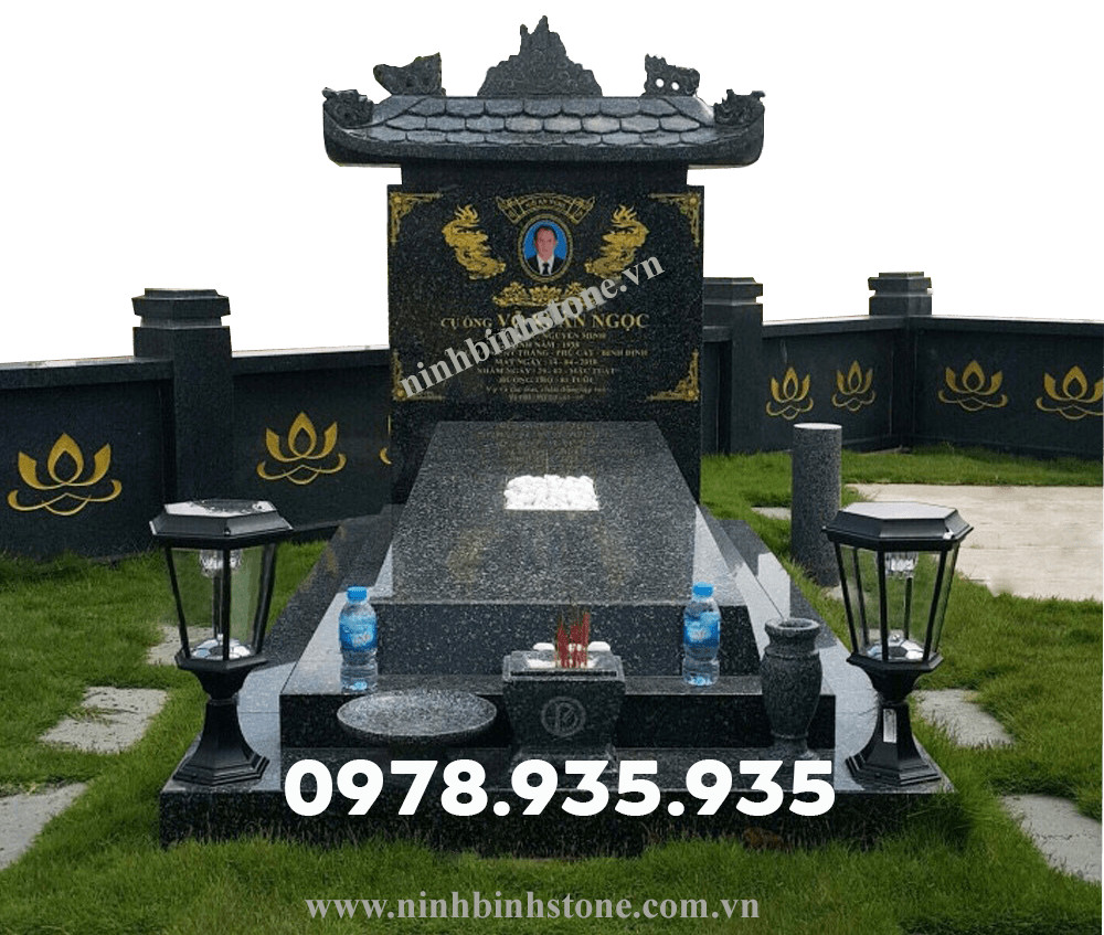 Đá hoa cương ốp mộ có độ bóng đẹp và chống thấm nước