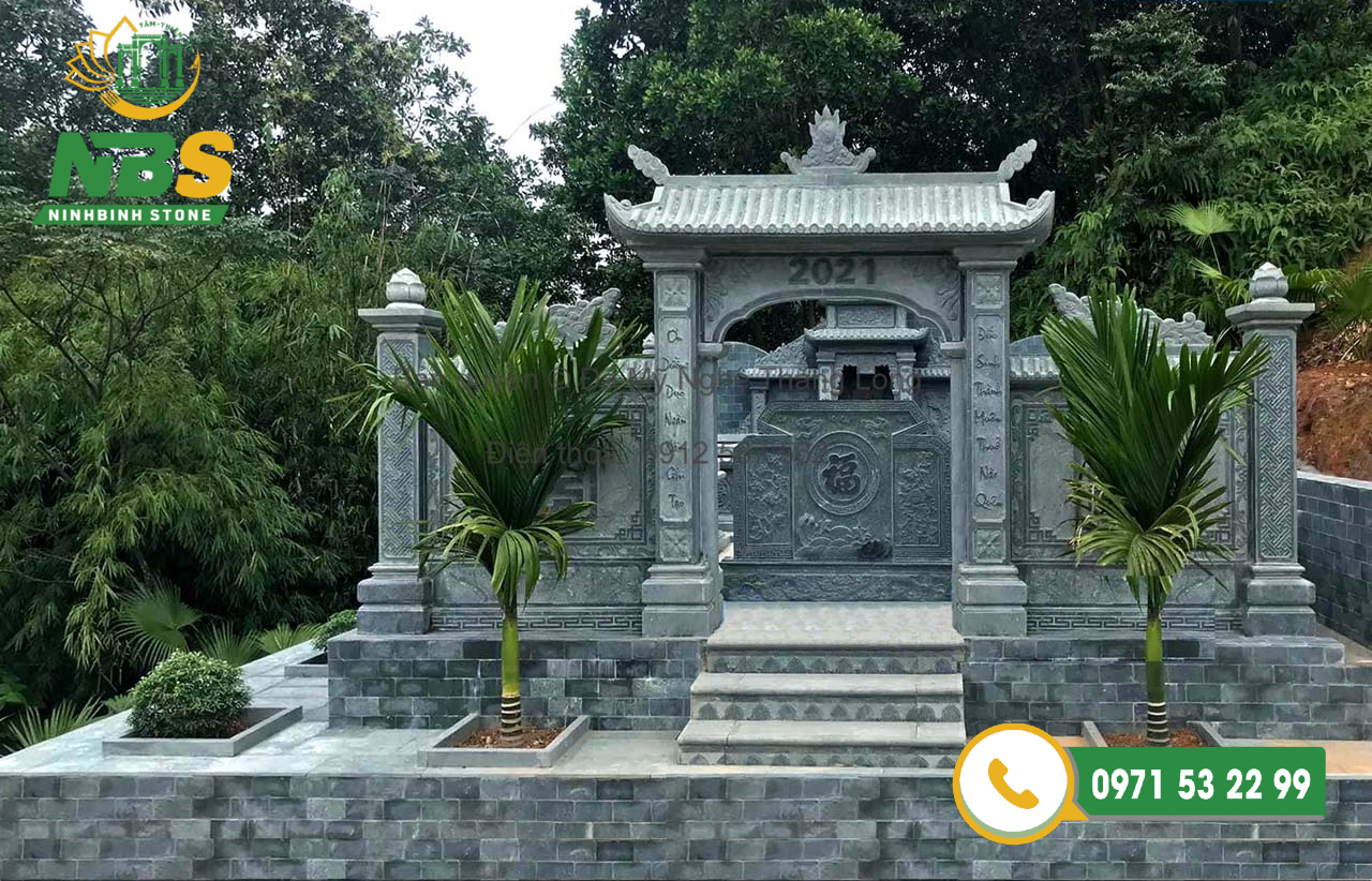 Mẫu cổng lăng mộ đá đẹp
