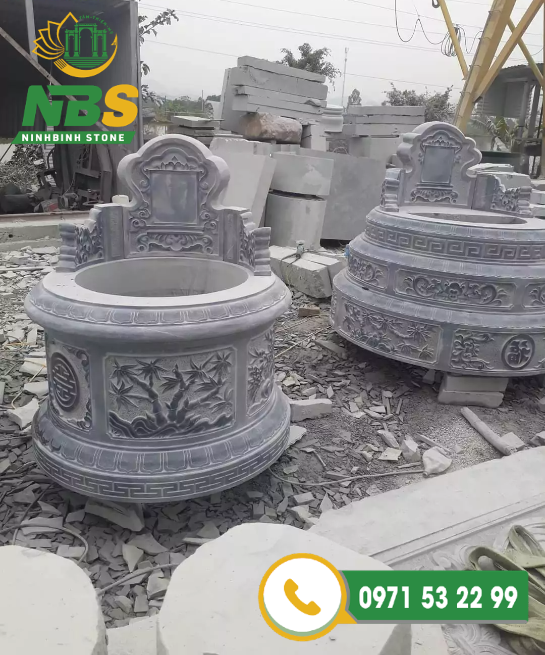 mẫu xây mộ tròn đẹp