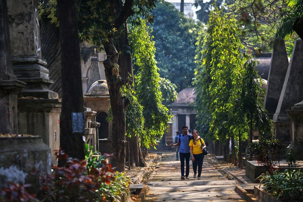 Nghĩa trang South Park Street tại Kolkata tại Ấn Độ