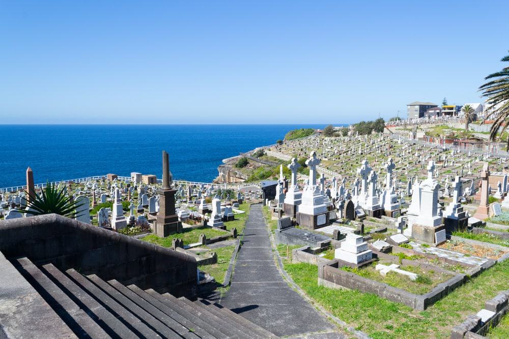 Nghĩa trang Waverley Cemetery tại Sydney, Australia