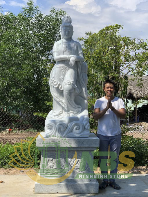 Một số mẫu tượng Phật Bà Quan Âm tại Ninh Bình Stone đã từng bàn giao cho khách