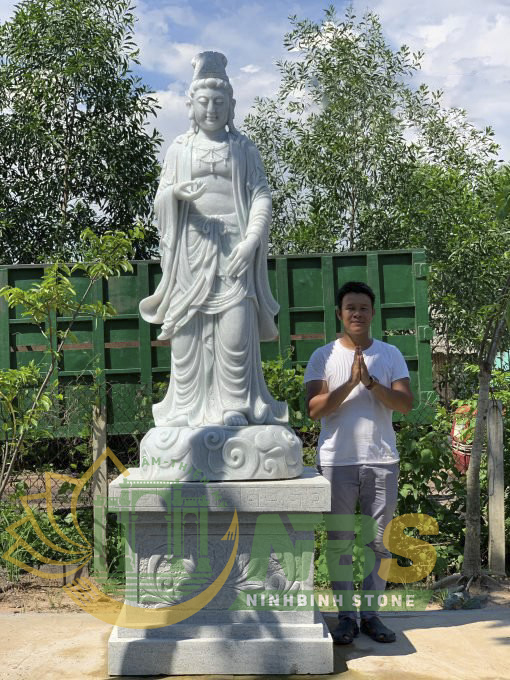 Một số mẫu tượng Phật Bà Quan Âm tại Ninh Bình Stone đã từng bàn giao cho khách
