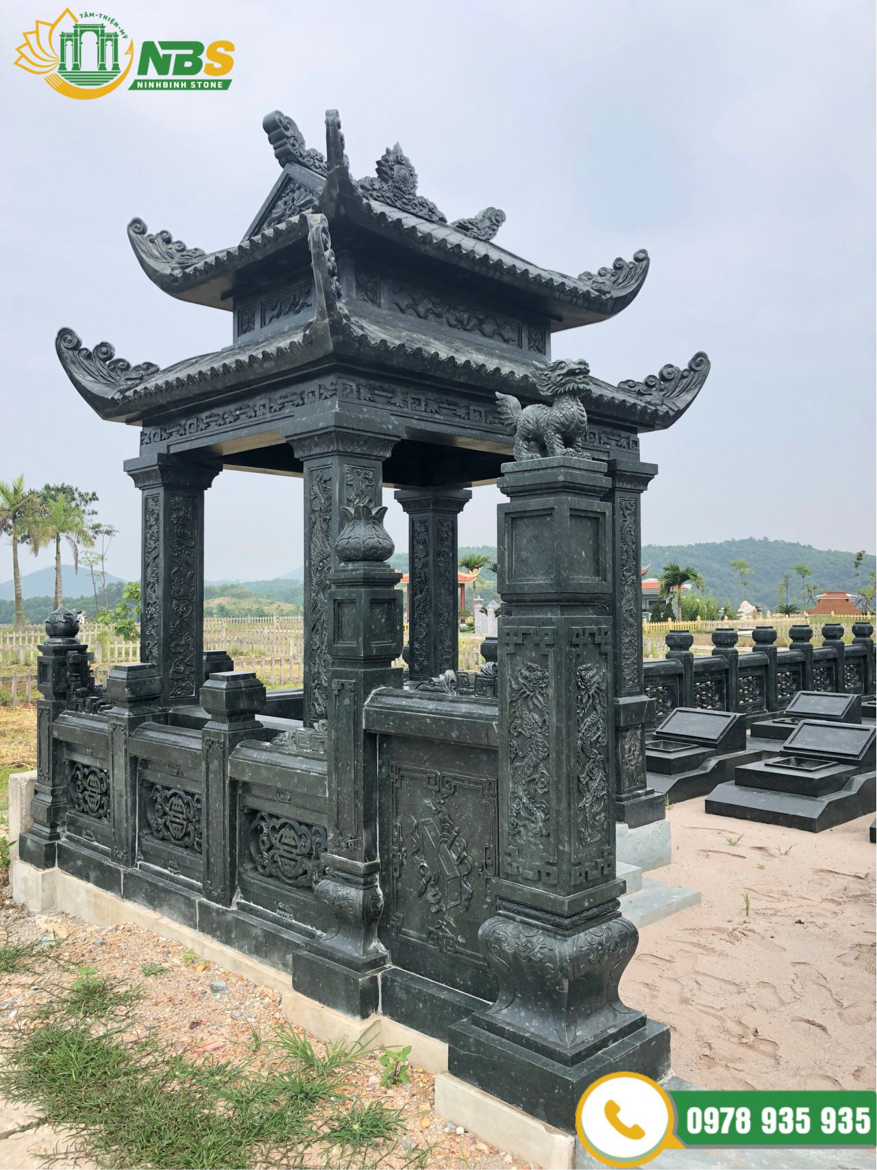 Tham khảo kích thước chuẩn phong thuỷ khi xây dựng lăng mộ bằng đá