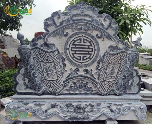thiết kế bình phong cho khuôn viên lăng mộ