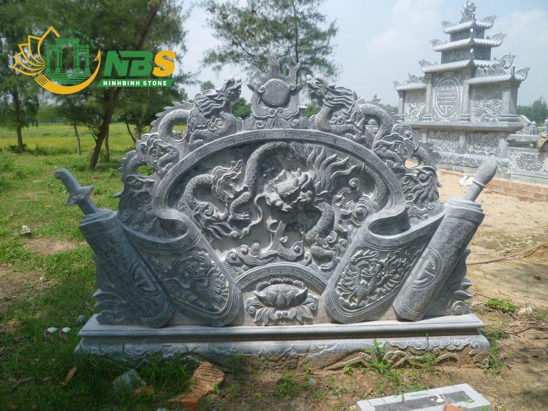 thiết kế bình phong cho lăng mộ