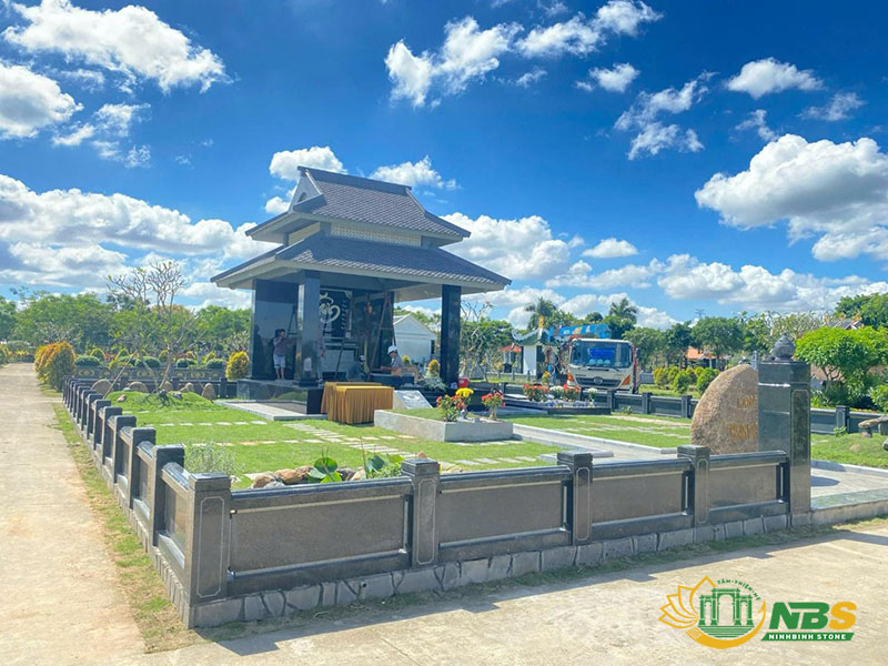 thiết kế lăng mộ đá hiện đại