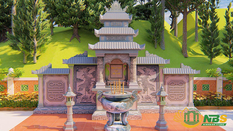 thiết kế lăng mộ đá